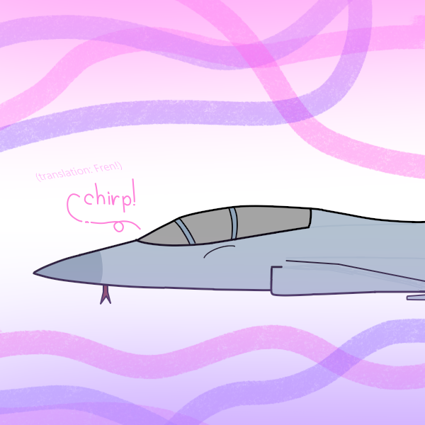 Goobyers_hi's tweet photo. Drew a jet cutie!! Her name's Jassie!

P.S She cant talk. she chirps like a birb!
#livingmachine #fighterjet #military #cute https://t.co/pfUThOyi8Y