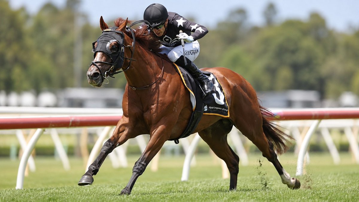RaceHubNow's tweet photo. Sun Warrior trialled at Warwick Farm on Monday after 34 weeks off for Matthew Smith, Joe Pride's Bruce I Am in the same heat, and Bjorn Baker's Ellipsis had her second trial of the preparation at Hawkesbury today. The returns are getting close. https://t.co/x0BdMYl1de