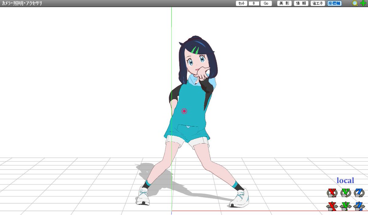mmdtokko's tweet photo. リコ3種モデル完成した！はずです（何故かワンピースのリコに影が出ないけど😅） https://t.co/E3b96v4ni9