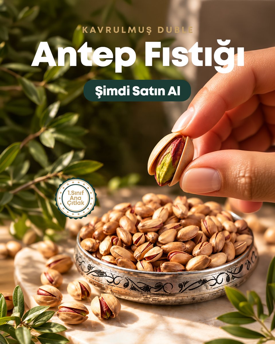 gourmetcelebi's tweet photo. Fıstık sevenler buraya!
Kavrulmuş, az tuzlu, Ana Çıtlak ve yeni mahsül Antep Fıstığı şimdi Trendyol Gourmet Çelebi mağazasında!