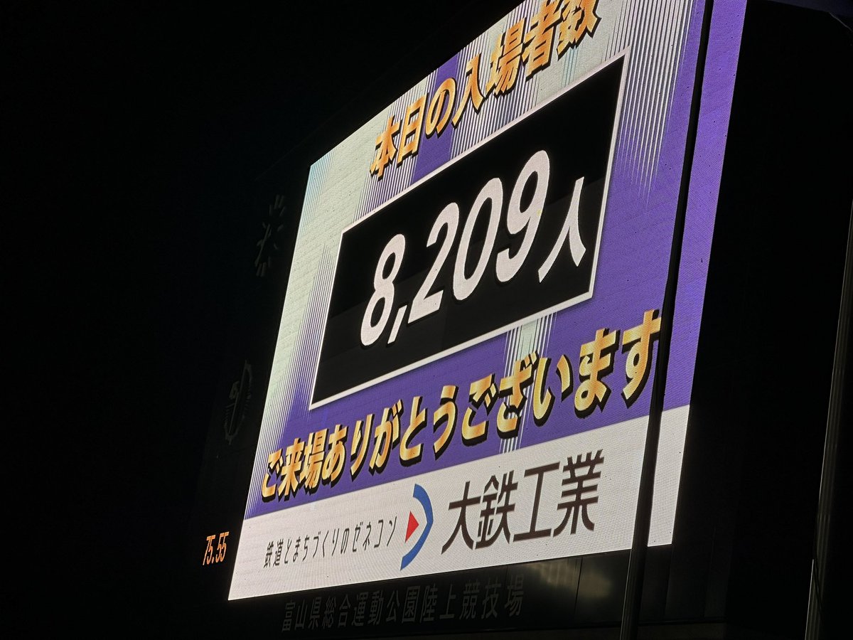 suewo_'s tweet photo. うーむ、無念😭

選手たちは、よく頑張った！

#カターレ富山 https://t.co/uDc4DI9aDT