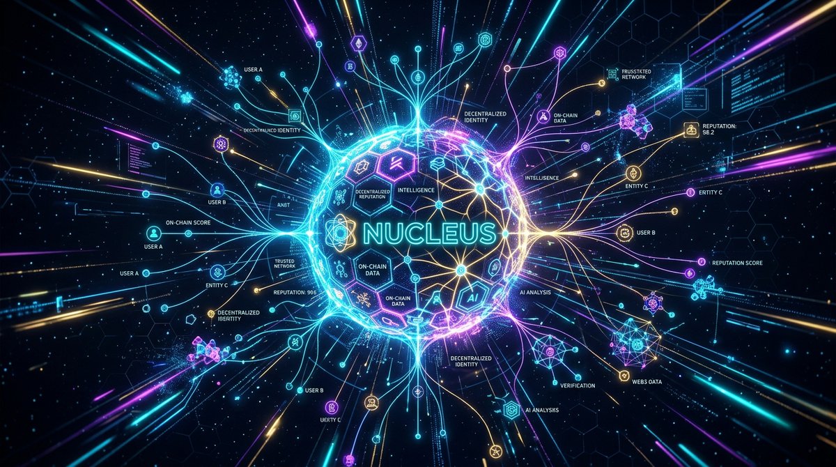 aqeel91884's tweet photo. Your on-chain footprint should speak for itself. 🌐
@NucleusCodes turns your wallet activity and authentic
contribution into a verified reputation score for
exclusive rewards & allocations.
Trust is the new currency. 💎
#Web3 #NucleusCodes #DeFi https://t.co/0dgJjd6C7l
