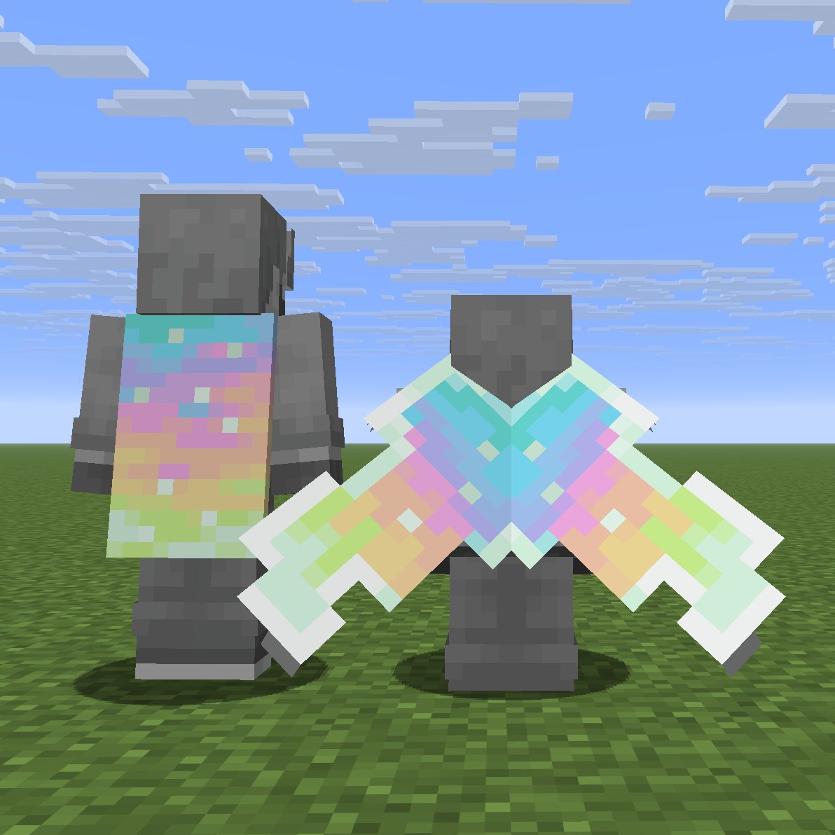 itiswattles's tweet photo. the new Minecraft Cape is GORGEOUS 🤤 https://t.co/yKYDu8eWNd