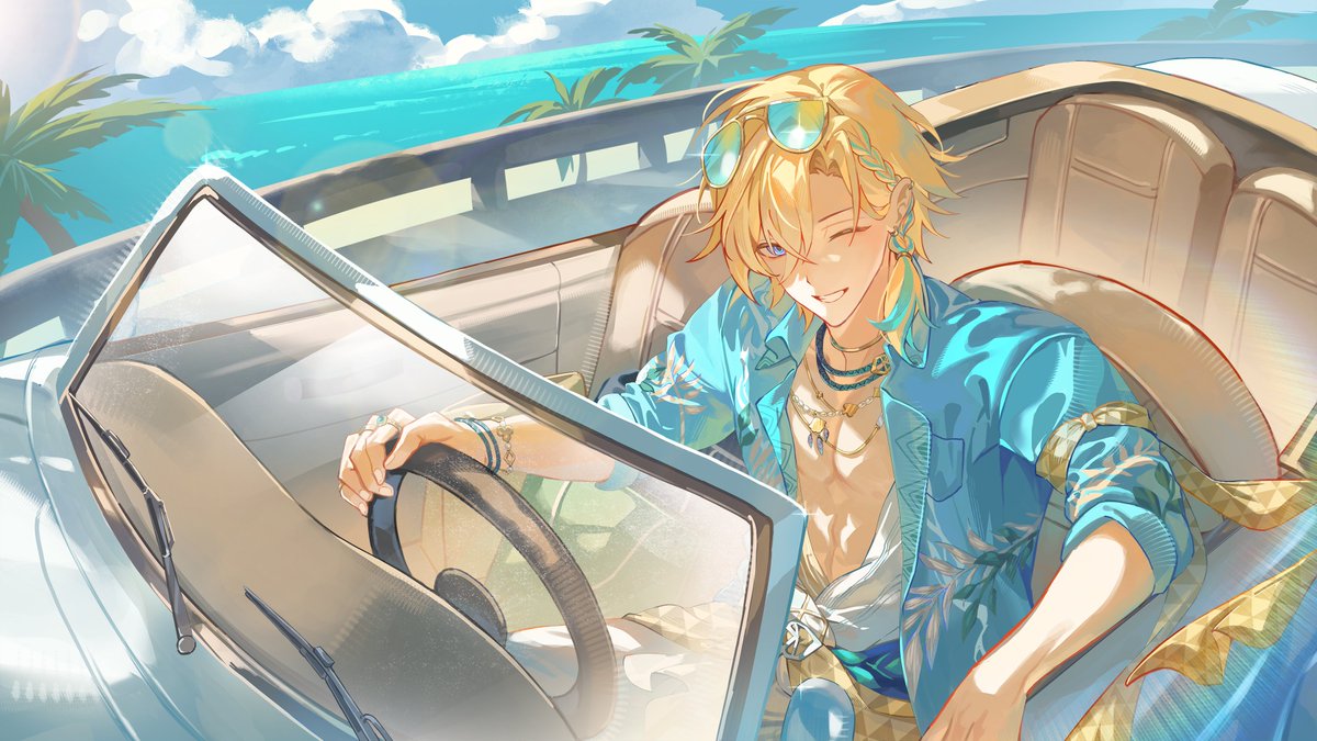 kanann_x's tweet photo. Driving✨
#HonkaiStarRail #AventurineWaveflair https://t.co/x75JuYefDf