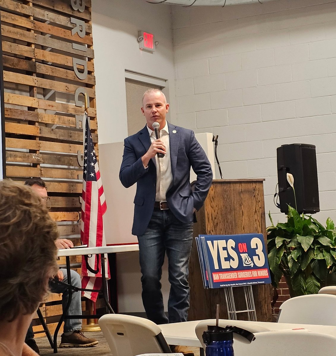 RickBrattin's tweet photo. Last night, I attended the Jackson County Central Committee meeting to give an update on the redistricting battle and other important issues that will be on the November 3rd ballot! Thank you for having me! https://t.co/AIN4zFeAbq