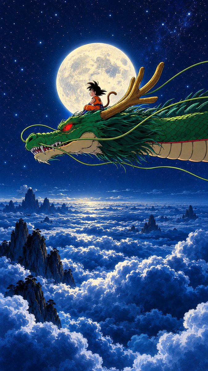 GuruWallpaper1's tweet photo. 1980s Dragon Ball 🐉 https://t.co/vvFmYrLleD