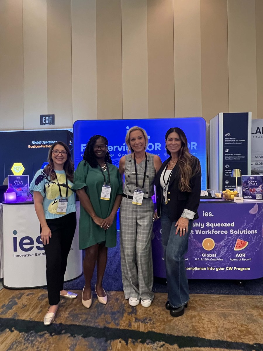 InnovativeES's tweet photo. 🍹 Day 2 at #CWSSummit—and the juice is still flowing!
Stop by the booth, grab a freshly squeezed juice, enter our gift card raffle, and most importantly, connect with the #IES team.
📍 Come see us at Booth 114!
@SIAnalysts
#ContingentWorkforce #EOR #AOR #WorkforceCompliance https://t.co/93gipu3tKo