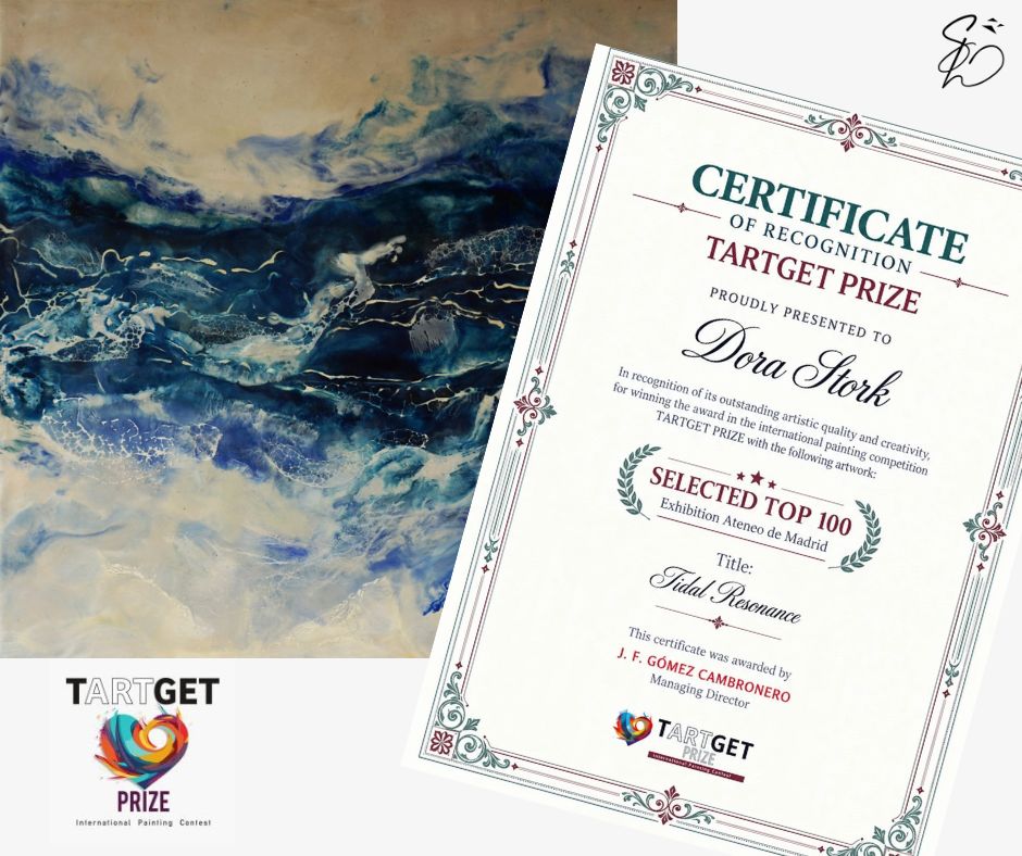 dorastorkart's tweet photo. Tidal Resonance was selected among the Top 100 works of the TARTGET Prize 2026 and exhibited at Ateneo de Madrid.
A meaningful moment to see my encaustic work presented in this international painting exhibition in Madrid.
#TARTGETPrize #AteneodeMadrid #TidalResonance #Encaustic https://t.co/pVarIoFZqr