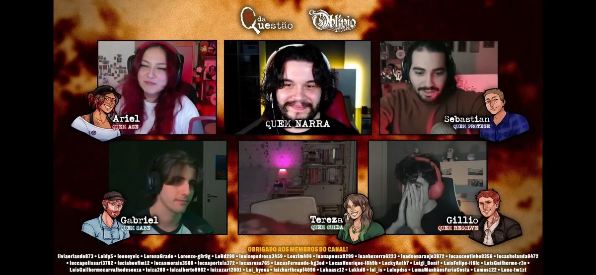 victrows's tweet photo. gente eu vou chorar, o gabriel e o sebastian tem filhos #XdaQuestãoRPG https://t.co/Cq0jD90E88