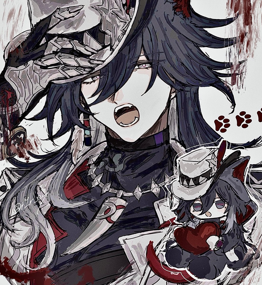 r1r_ey's tweet photo. # 今月描いた不死途さんを晒そう(4/4) https://t.co/OJdJ4w5VaG