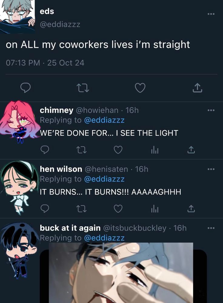 sorcerezhearts's tweet photo. Me fr im straight asf https://t.co/a0eRHAIuug