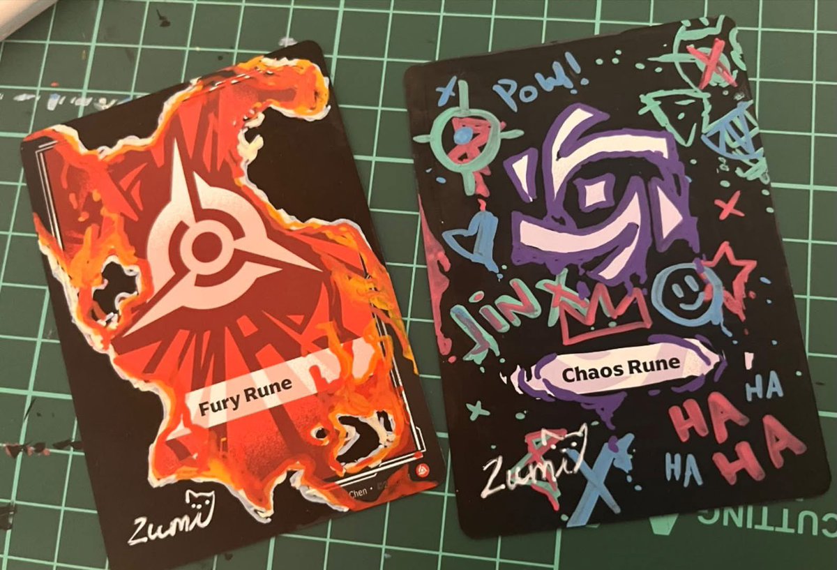 ShizumiMizuki's tweet photo. Hi, Aku lagi buka jasa "alter" rune begini~

Price: 100k per 1 rune

Saat ini baru buka untuk alter:
- Mind ( varian air )
- Fury ( varian burnt )
- Calm ( varian daun sakura, daun hijau)
- Chaos ( varian Jinx )

Pengerjaan 2-4 hari 
Yang minat bisa DM  / discord (shizumimizuki) https://t.co/KYmtXAUAof