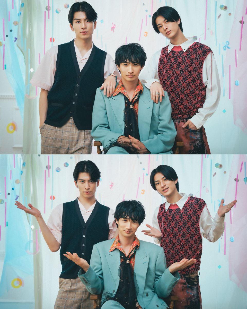 koi_nido's tweet photo. 『#恋をするなら二度目が上等』season2𓂃𓈒🖋️

✦┈オフショット𓈒𓏸

仲良くパシャリ📸
この3人のこれからの関係性にご注目です👀⚡️

📺𝗢𝗔
➳︎︎︎ 9月29日(火)第5話

🔎 見逃し配信
https://t.co/YveRmdb6eG

#長谷川慎 #THERAMPAGE 
#古屋呂敏
#阿久根温世  #ICEx
#にどらば 
#恋二度 https://t.co/PV0S5WtNRR