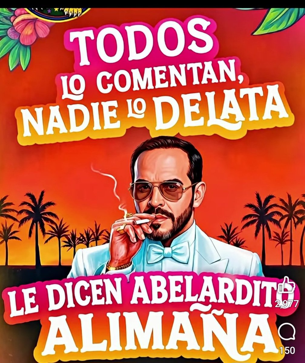 joaquinroblesza's tweet photo. Abelardito Alimaña tiene muchas mañas. https://t.co/fKgmgTli86