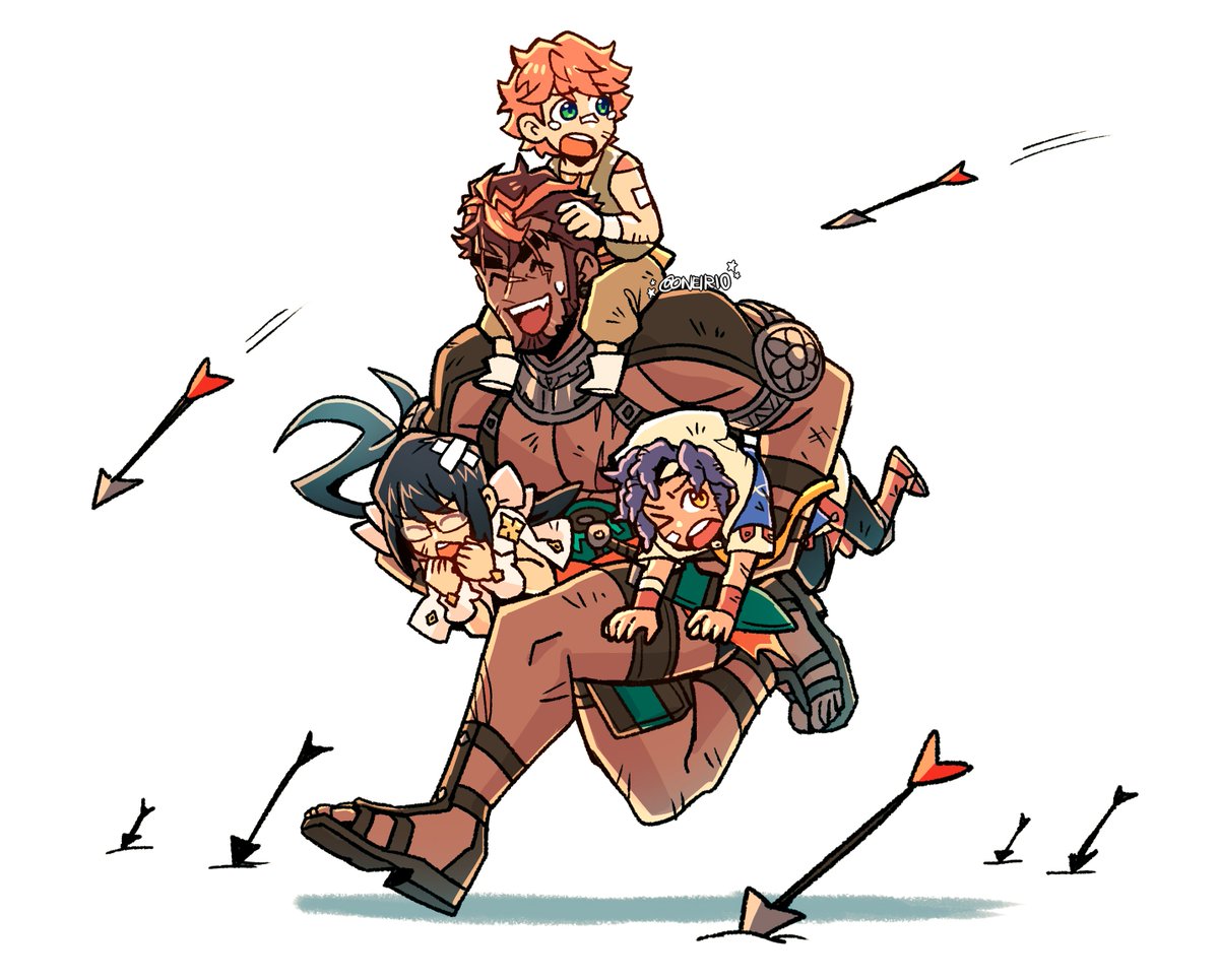 Oneirio's tweet photo. [FEFW]
The first rule of being like The Unkillable Guzran, is don't get killed! https://t.co/UiXBLWgXT3
