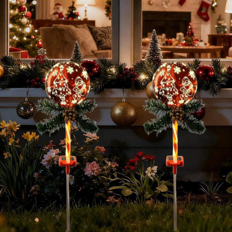Verafanfme's tweet photo. https://t.co/UDCDA7UdY7 Solar Led Light 3D Christmas Ball X'mas Tree Snowman Santa Claus Stake Light for Garden Pathway Landscape Holiday Party Lawn https://t.co/27d8RhxJAc