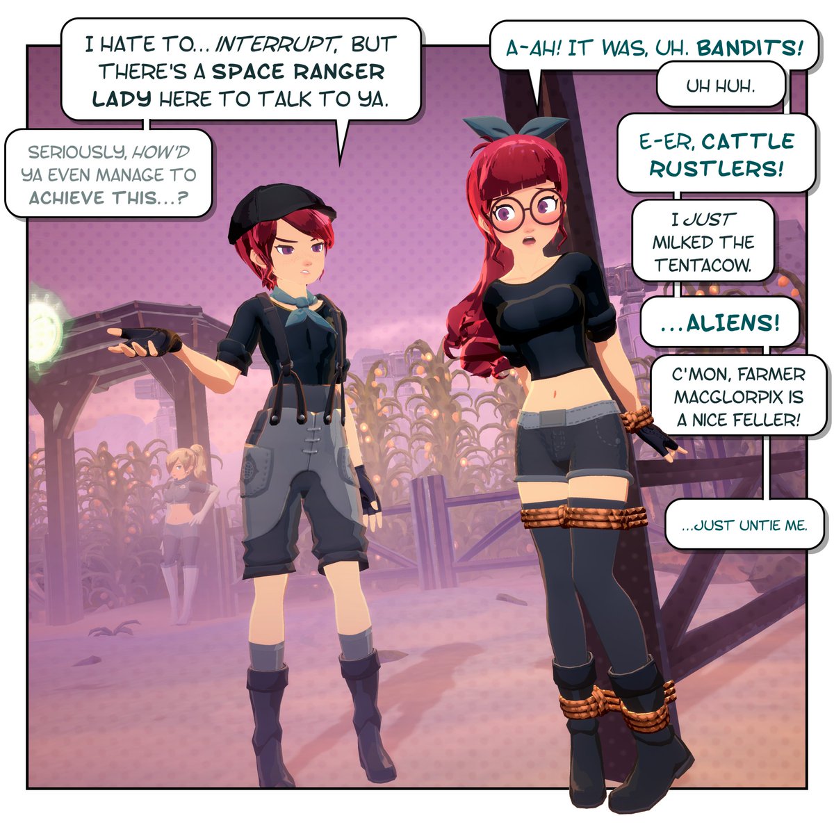 OnModel3d's tweet photo. Even before being recruited to join the Space Rangers, Samantha was always kind of just like this. 

Spicy alts available you-know-where! https://t.co/huOj6UpPxD