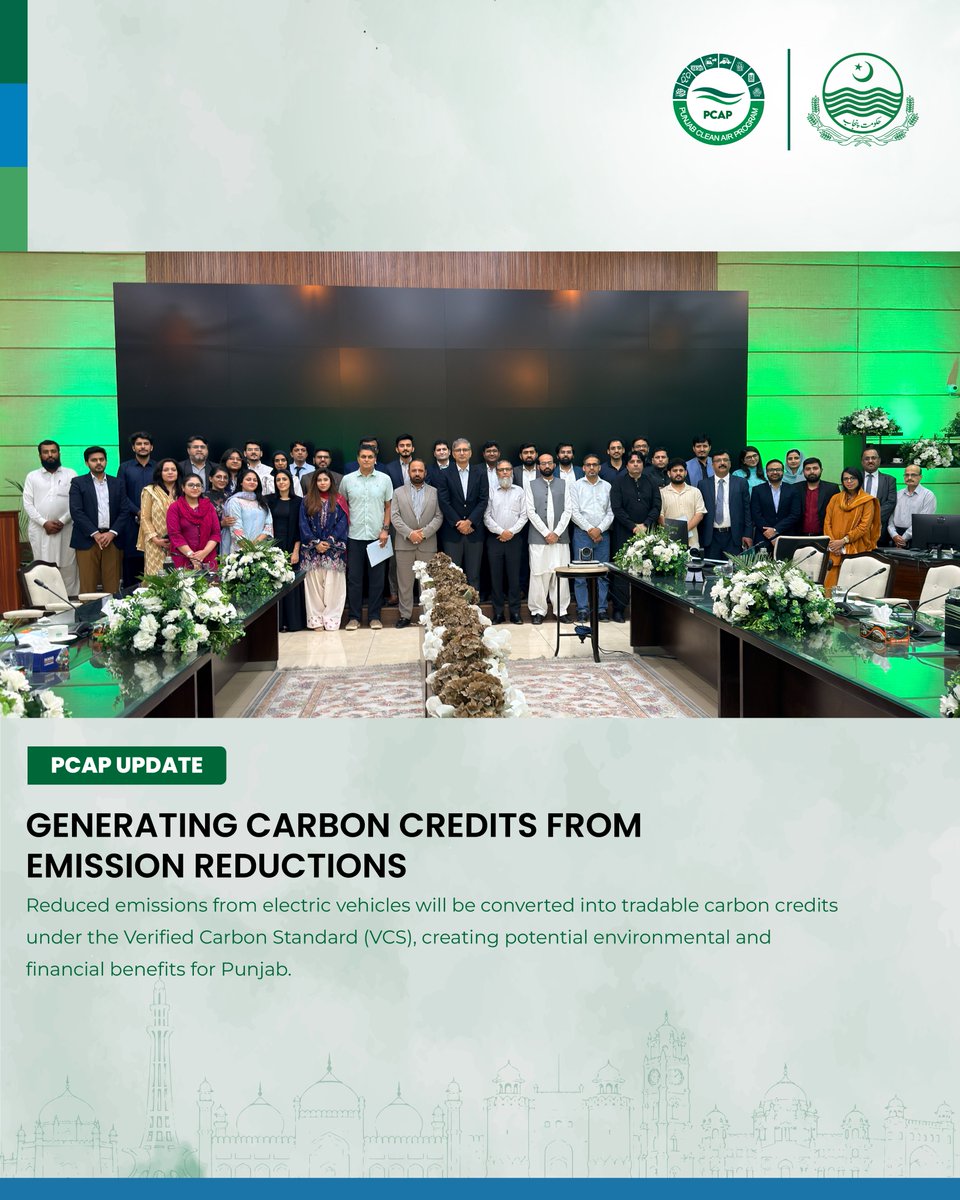 PunjabCleanAir's tweet photo. PCAP hosted a stakeholder consultation on generating carbon credits from 120,000 electric 2- &amp; 3-wheelers under its affordable financing scheme.

1/3

#PCAP #CarbonCredits #ElectricMobility #CleanAirPunjab @PnD_Punjab https://t.co/rFKDyaCReA