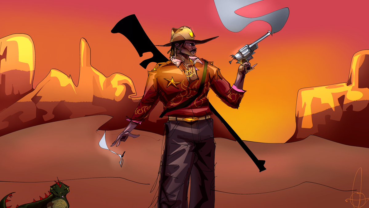 khalkeus1's tweet photo. barfed some colors on last night's sketch https://t.co/EjSKs7fzDY
