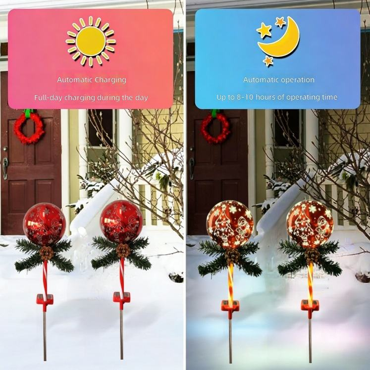Verafanfme's tweet photo. https://t.co/UDCDA7UdY7 Solar Led Light 3D Christmas Ball X'mas Tree Snowman Santa Claus Stake Light for Garden Pathway Landscape Holiday Party Lawn https://t.co/27d8RhxJAc