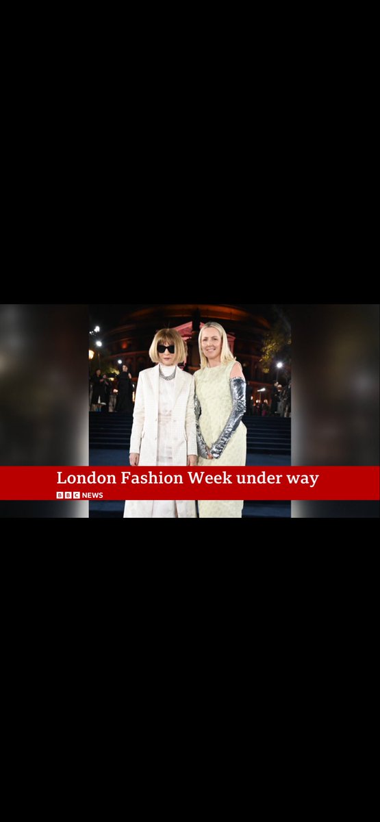 Yasm1nK's tweet photo. As Paris Fashion Week gets under way hears a little reminder of what we’ve seen so far…

- Skirts rule according to the Queen of fashion Miuccia in Milan 
- McQueen returns to London with nostalgia as M&amp;S takes a turn with high fashion 

And a bit on New York below ⬇️ 
#bbcnews https://t.co/PytyYjyQsI
