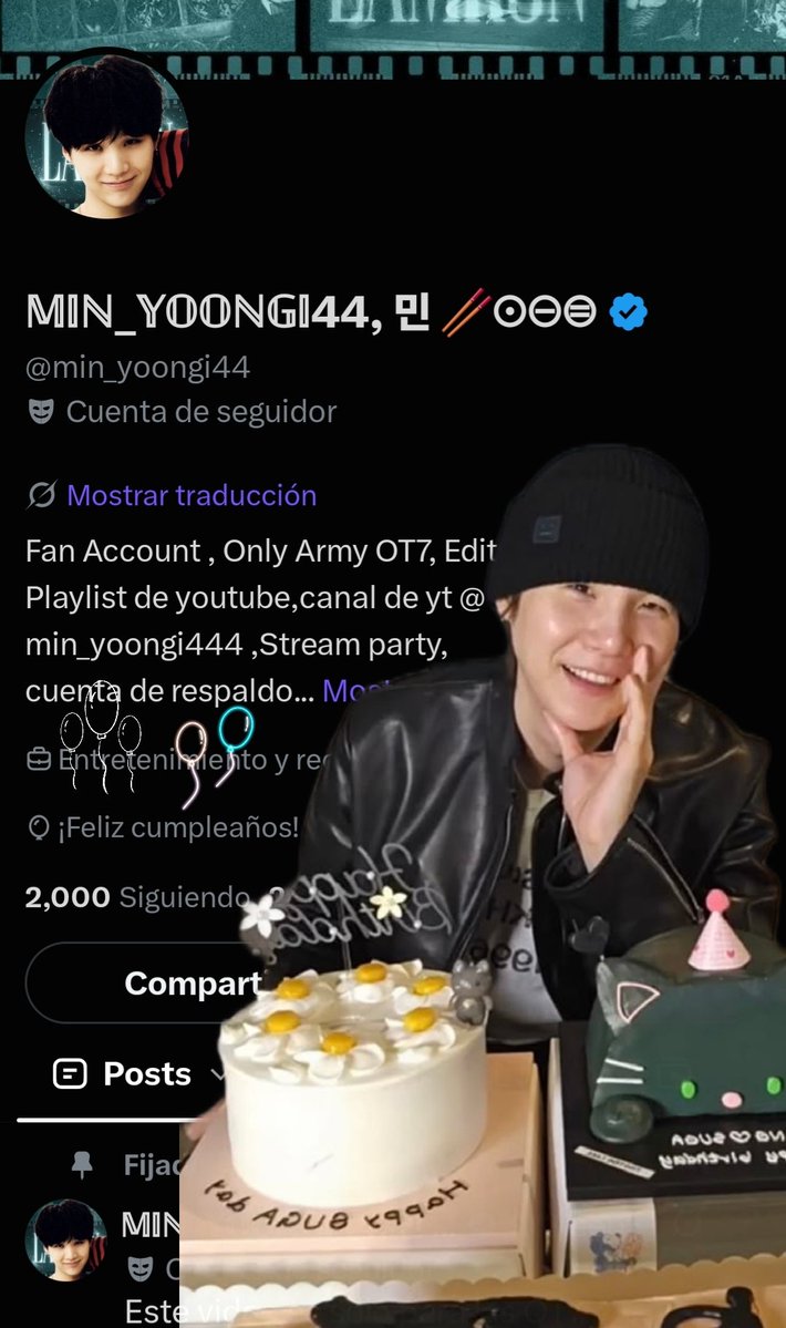 min_yoongi44's tweet photo. 🎉Un año más festejando mi cumpleaños con Bangtan y con ustedes en Twitter🥳🎊🎉
Gracias a todos por su apoyo, gracias por su confianza,  seguiré dando lo mejor de mi en todo 🫂💜✨️ https://t.co/5Piru1StYm