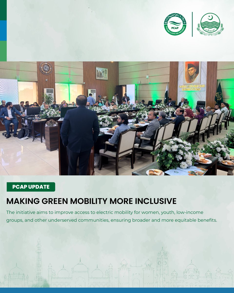 PunjabCleanAir's tweet photo. Stakeholders shared recommendations on financing, infrastructure, accessibility and implementation, helping shape an inclusive and practical rollout of electric mobility across Punjab.

3/3

#CleanMobility #EVs #CleanAirPunjab #PCAP @PnD_Punjab https://t.co/ZwtdFQMk8y