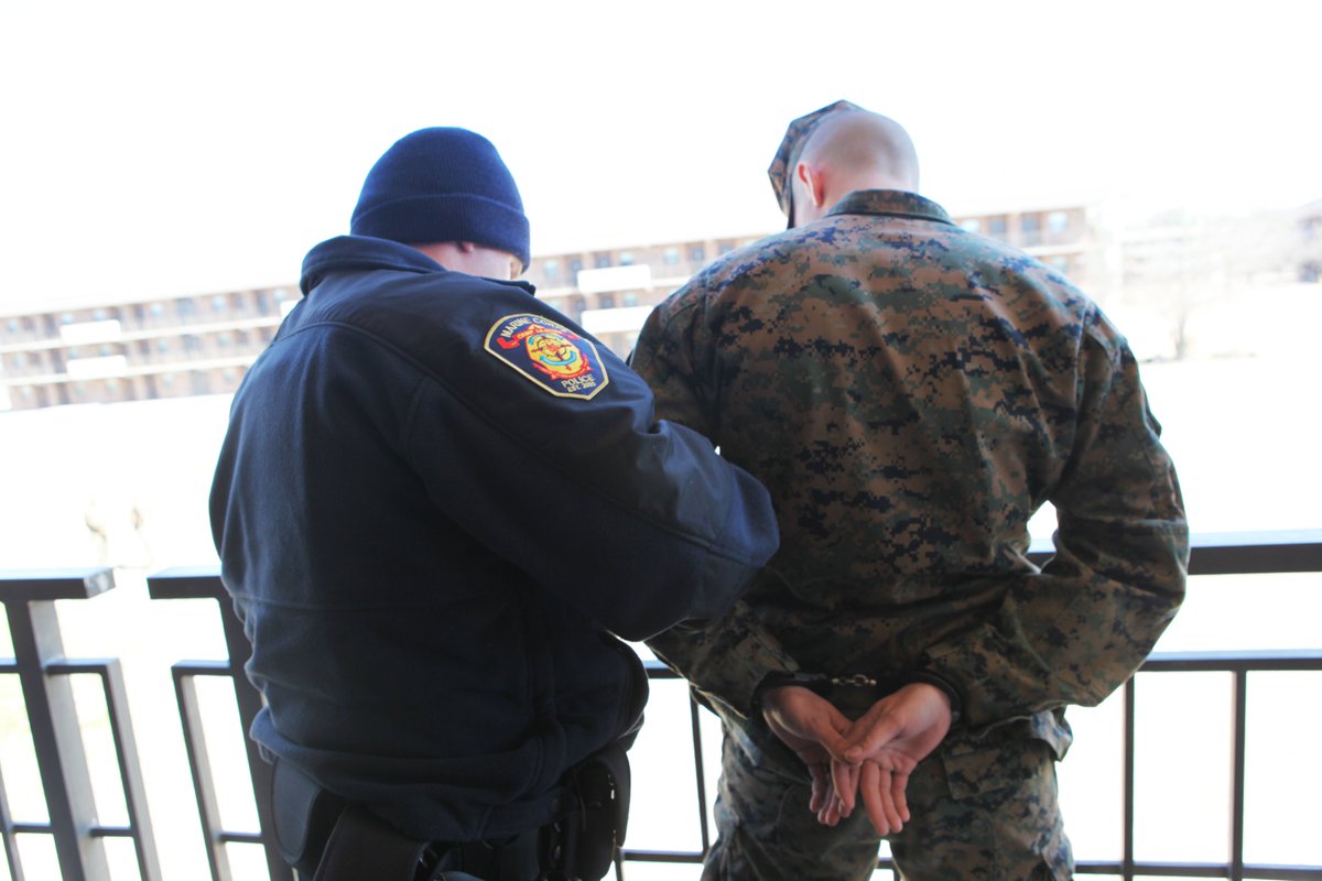 CapturedCamo's tweet photo. A Marine was apprehended after contraband was found in his living quarters at the barracks https://t.co/SfirQzZPdF