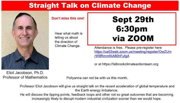 EliotJacobson's tweet photo. I will be speaking tonight to the Fallbrook Climate Action Team via Zoom at 6:30 Pacific time. Feel free to join us!

Here's the link to register:

https://t.co/LraRIKsu1k https://t.co/TRsxnDp3nY