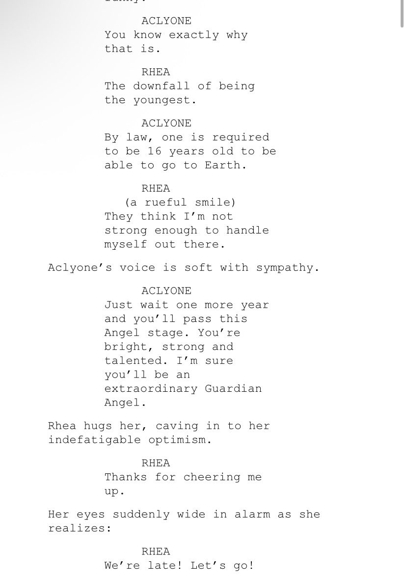 evayacob's tweet photo. It’s appalling that, now in the age of AI, writers have to have“proof” that they wrote their work themselves so they won’t be accused of anything. Well, here is mine. Ioriginally wrote INTERBORN as a screenplay in 2024, and the first couple of scenes are definitely something 🫠 https://t.co/xbwUHg9VHB