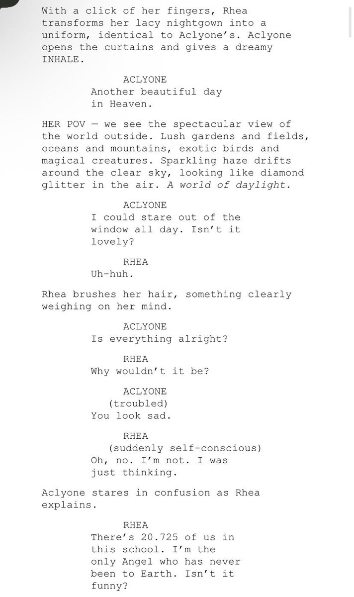 evayacob's tweet photo. It’s appalling that, now in the age of AI, writers have to have“proof” that they wrote their work themselves so they won’t be accused of anything. Well, here is mine. Ioriginally wrote INTERBORN as a screenplay in 2024, and the first couple of scenes are definitely something 🫠 https://t.co/xbwUHg9VHB