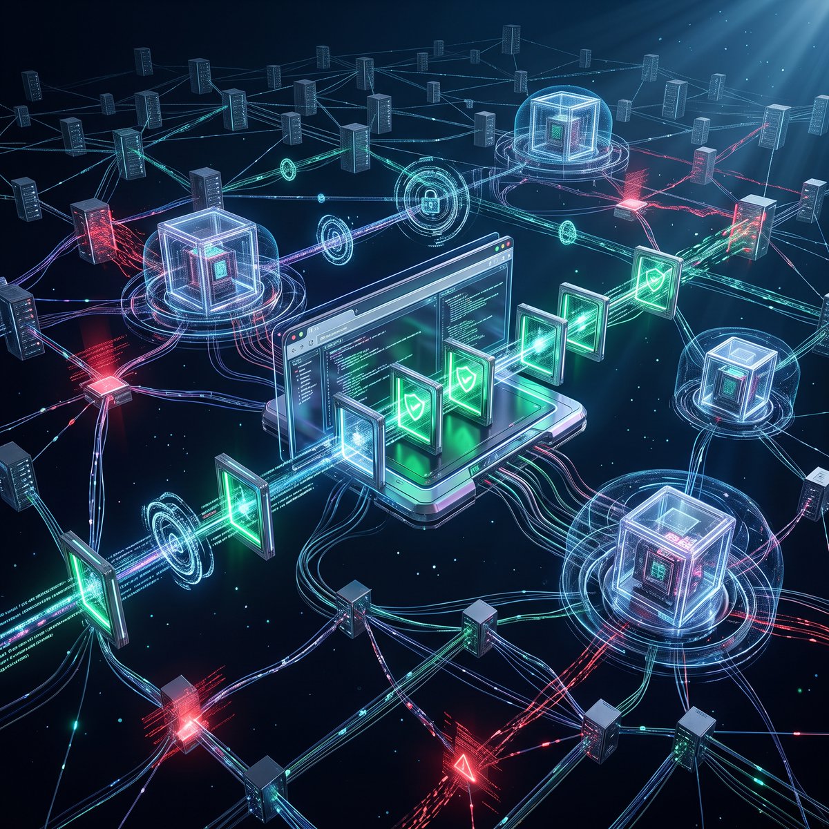UtilityNet_'s tweet photo. 1️⃣ Browser checks and Vercel checkpoints reflect POCI. Each gate validates execution.  
2️⃣ Distributed Computing uses verifiable instructions and PIEE to isolate TEEs. Remote proofs confirm integrity.  
3️⃣ They deter tampering, leakage, and faulty results. #POCI https://t.co/dcAKrM46fr
