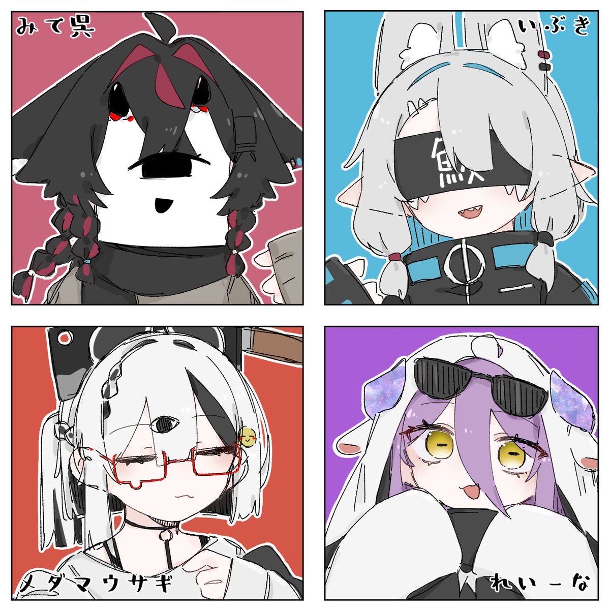 kutiga_aru's tweet photo. 同期組こんな感じ絵
ちなみに勝手に描いてるだけです
へへ https://t.co/yJLFvSUMPF