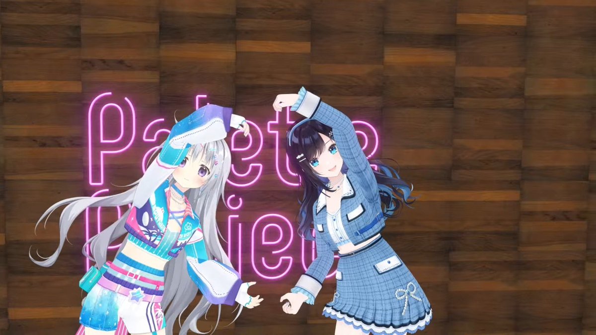 neann_az's tweet photo. ユニット衣装もおしまい
ルトハのおふざけに、ハノンちゃんで楽しかった！

#パレプロEX https://t.co/FBAPEVWILU