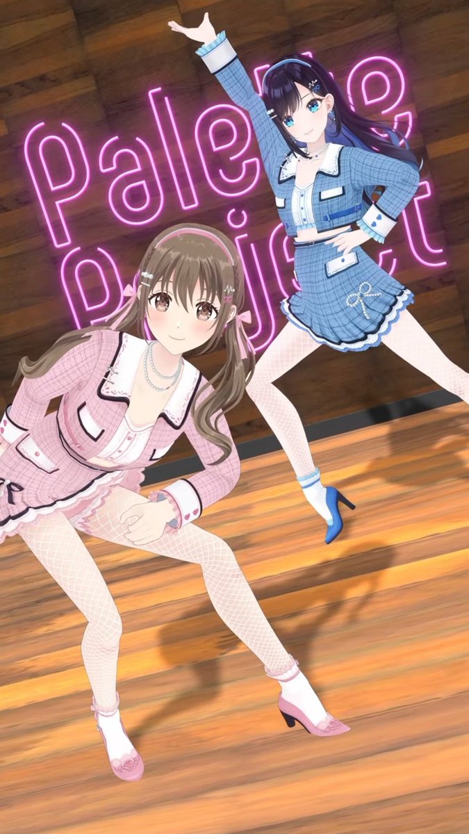 neann_az's tweet photo. ユニット衣装もおしまい
ルトハのおふざけに、ハノンちゃんで楽しかった！

#パレプロEX https://t.co/FBAPEVWILU