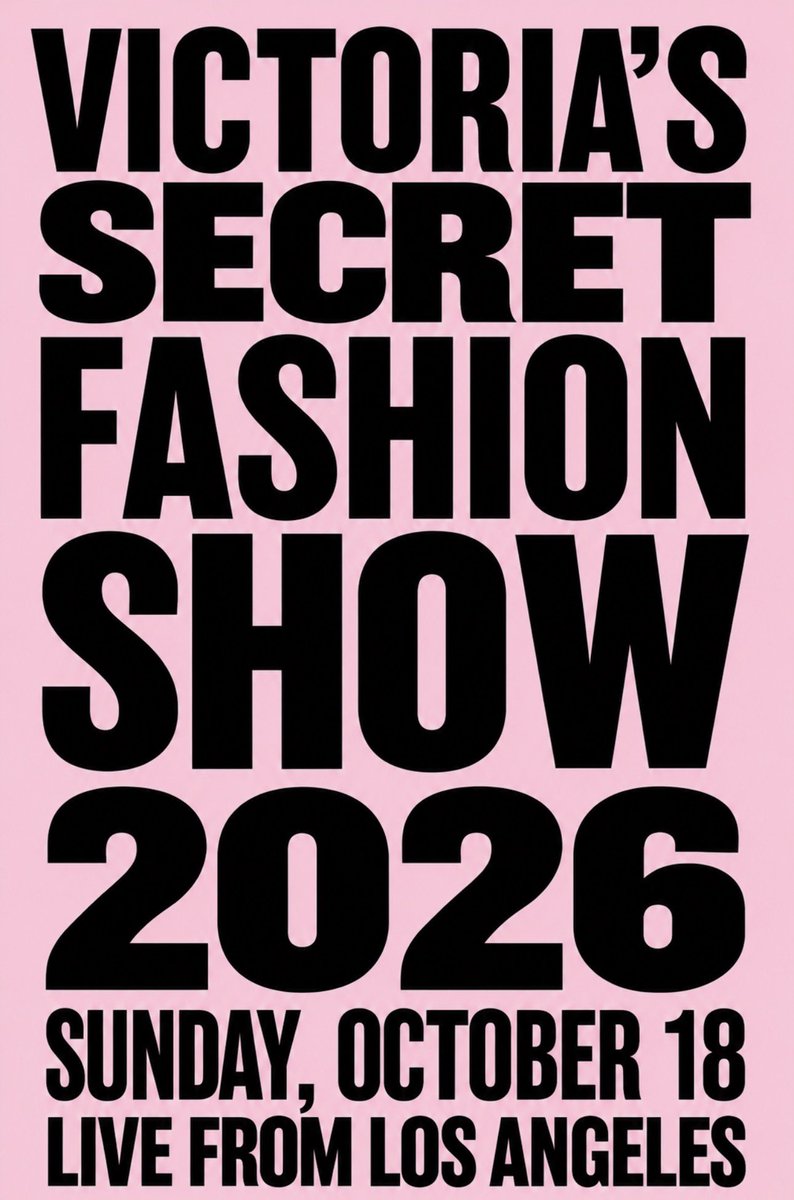 KATSEYEBASE's tweet photo. KATSEYE is set to take the runway at the 2026 Victoria’s Secret Fashion Show on October 18, as they are announced as one of the performers for this year’s show. https://t.co/yjtZ0Yhn7N