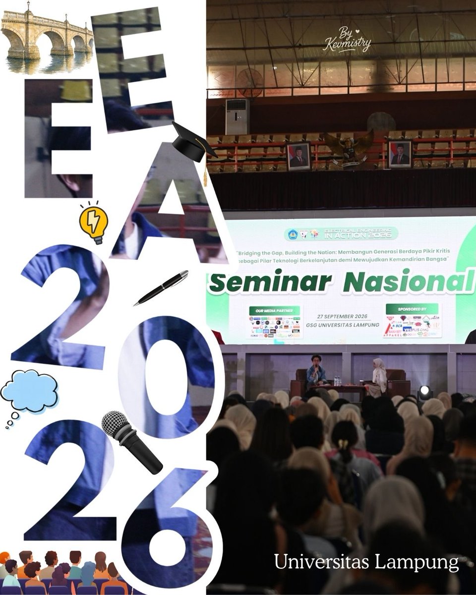 kevmistry_ofc's tweet photo. Kevin at EEA Unila Photo Documentation ⚡🎤

Beberapa dokumentasi momen Kevin di EEA 2026 Unila! Senang bisa melihat Kevin jadi salah satu pemateri 🥹

Thank you, Unila &amp; EEA 2026 committee! 🤍

#imkevin #kevmistry https://t.co/zcZUFq9h8K