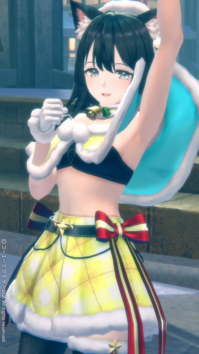 tokupoke_racket's tweet photo. レスナと双子コーデのクリスマスイザナちゃん
やたらと腕を上げるポーズが多くてチラリズムがすごい
これだけお腹出してるのにへそは見えない
イザナちゃんのへそは衣装調合の水着でしか見られない(未所持) https://t.co/7nKwfi37Le