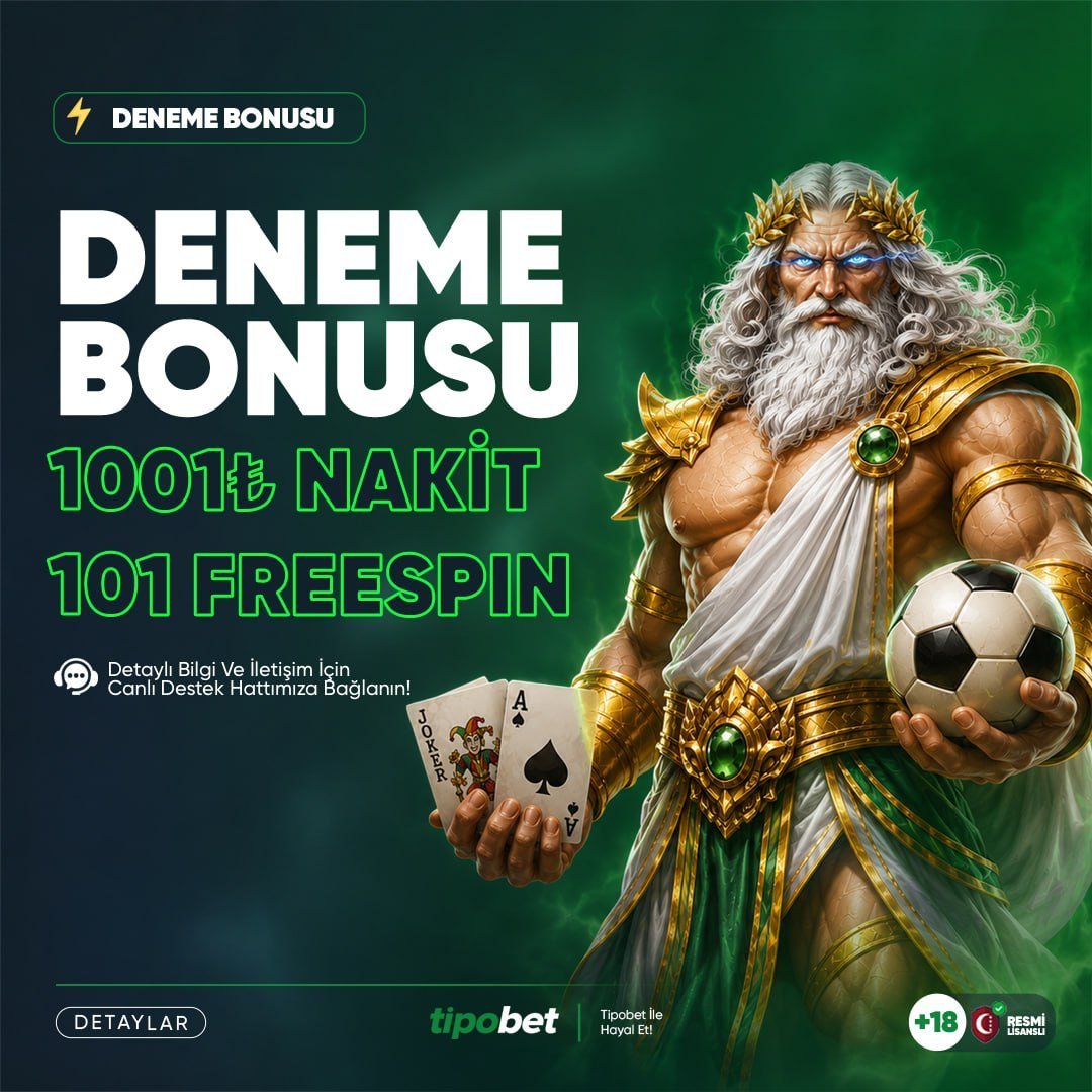 tipobetlivee's tweet photo. 🎁  DENE BU BONUSU! 1001₺ NAKİT + 101 FREESPIN

🤑 Tipobet'e yeni üye ol, hem nakitini kap hem de freespin'lerini kullan

Tipobet Kazandırır 💚 Tipobet'li Kazanır!

⚡️ Kayıt ol → Bonusunu al → Oynamaya başla! https://t.co/mlpwUD6z2z
