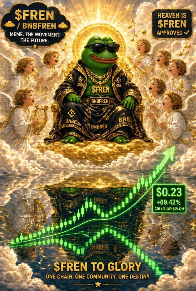DeBosscrypto's tweet photo. Gm CT 💚 frens 

Day 9 of posting $Fren until we reach $1 price 

@Bnbfren_bsc 

Ca: 
0xa8d6737e035d4b5986a650198ce1cf5adb06f4be https://t.co/RzySNu6ISX