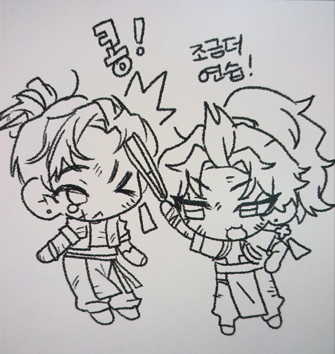 overwatch_ennog's tweet photo. 트친님이 예남매 그려줬어요 아 너무 행복햨ㅋㅋㅋ https://t.co/Gt7oVVeNcF