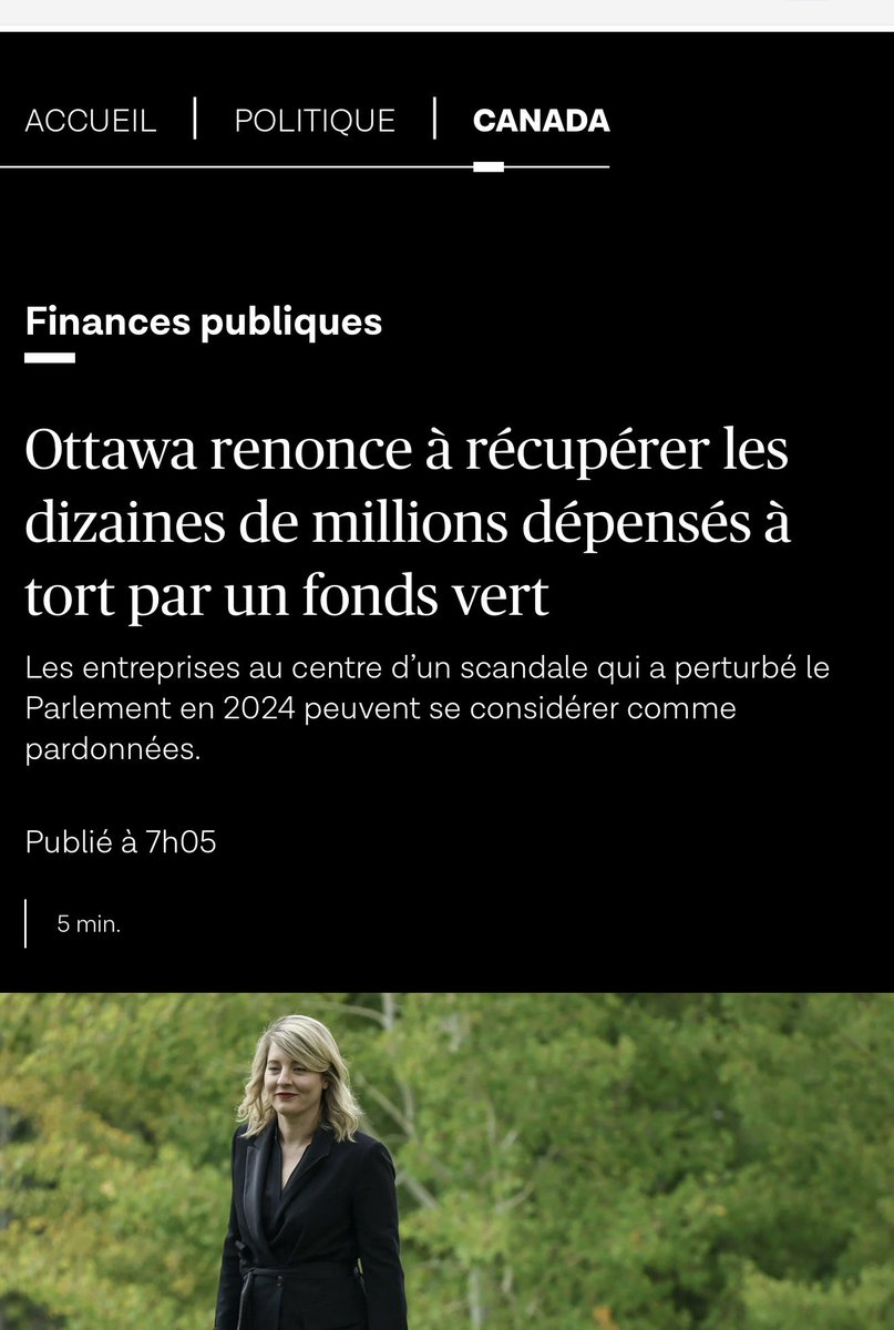 LucBerthold's tweet photo. Un chum, c't'un chum!

Les amis du Club libéral peuvent dormir sur leurs deux oreilles: pris la main dans le sac du Fonds vert libéral, ils n'auront pas à rembourser un sous des millions qu'ils ont reçus sans avoir le droit de les recevoir!
@melaniejoly serieusement? En cachette!

Pendant ce temps-là, si vous êtes un citoyens et que avez fait une erreur de bonne foi, le gouvernement Carney ne vous lâchera pas jusqu'au remboursement de la dernière cenne! 

Lisez cet article pour connaître tous les avantages de faire parti du sélect "Club libéral ".  
#politique #polcan #polqc @tvanouvelles @RadioCanadaInfo @LP_LaPresse 

https://t.co/BMYwclIitB