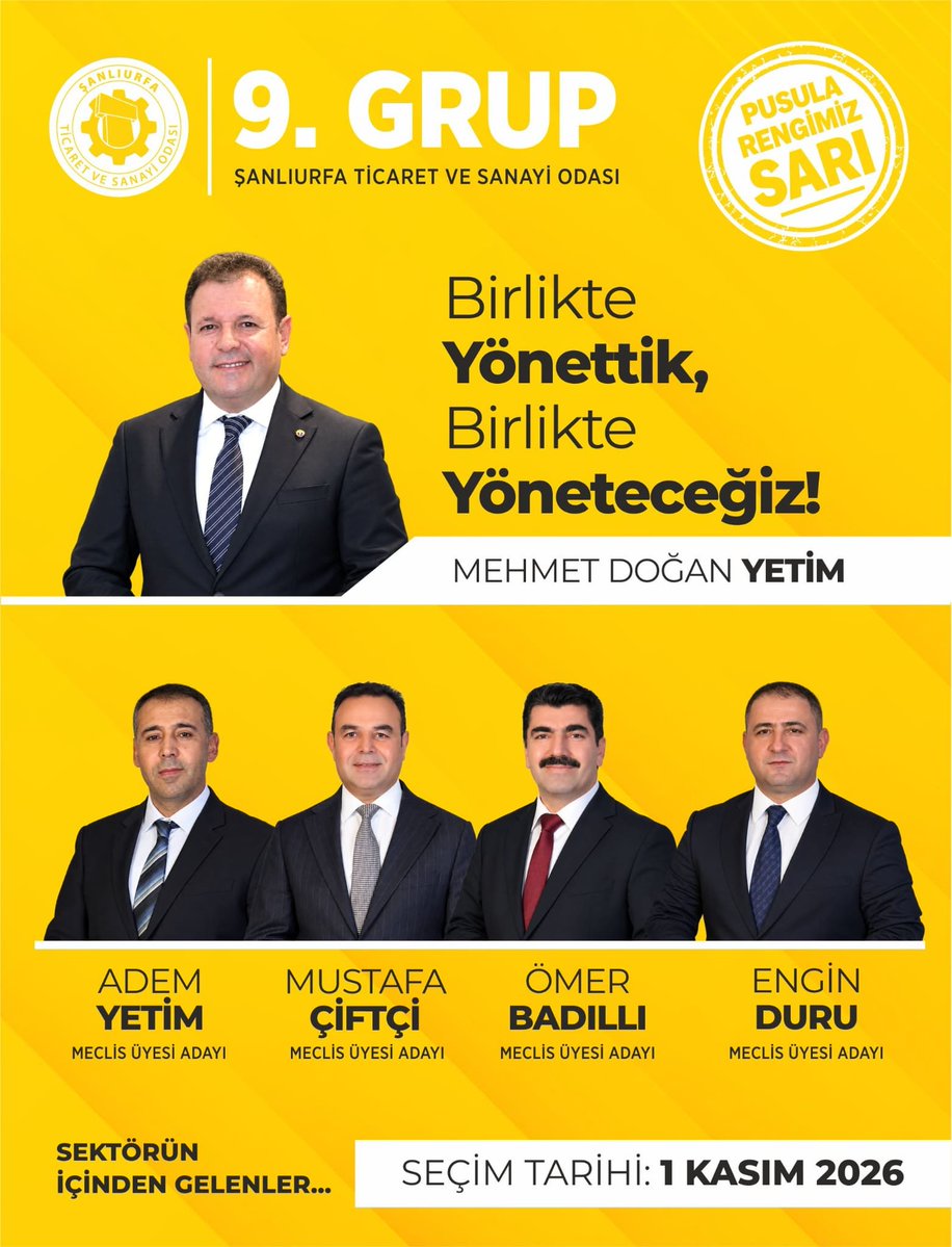 MEHMETAGAC_63's tweet photo. Pusula rengimiz SARI https://t.co/Xe0Dihb4EE