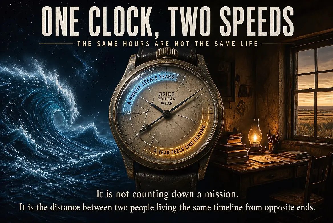finzyy22's tweet photo. THAT CLOCK IS ONE OF THE MOST IMPORTANT OBJECTS IN INTERSTELLAR, AND IT'S EASY TO MISS WHY.

The entire movie constantly reminds us that time is not experienced the same way by everyone.

For Cooper, time becomes an aggressive enemy. Every single minute spent on an alien ocean represents years stolen from the people he loves back on Earth.

For Murph, the passage of time feels like growing abandonment. Every year that ticks by becomes silent evidence of everything she is forced to lose while her father stays frozen in age.

That is why the wristwatch carries far more weight than a standard movie prop. It is not just measuring seconds or tracking a countdown.

The clock is a physical manifestation of grief. It represents the growing emotional distance between a father and daughter who are living through the exact same timeline from completely different realities.