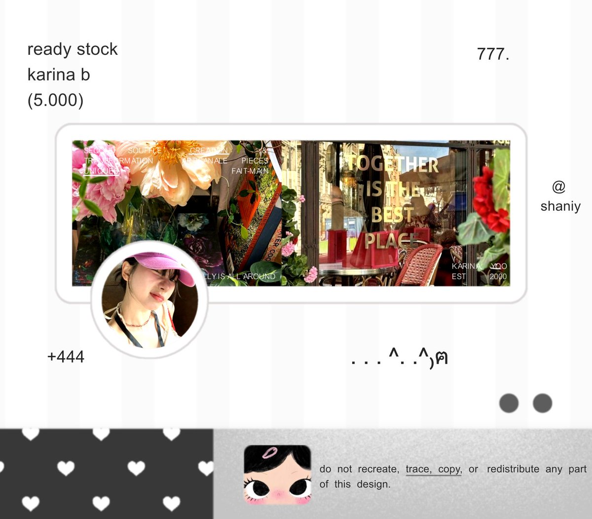 _whitebows's tweet photo. HELP RT?? ANY INTERACTIONS IS APPRECIATED 🫶🏻

Hello dearest! setelah rehat panjang aku kembali lagi bawain layout ready stock dengan muse : ningning &amp; karina aespa newest update dengan harga IDR5.000/each aja, take bisa lewat dm atau tele https://t.co/30iNnZ7bS4 yaaa #bealanja https://t.co/lxhRnmKOc6