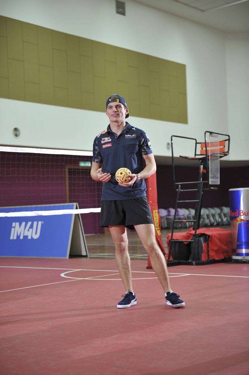 redbullracing's tweet photo. Anyone fancing a game of sepak takraw?

#F1 || #BahrainGP in 🇲🇾 https://t.co/9W444i78Gk