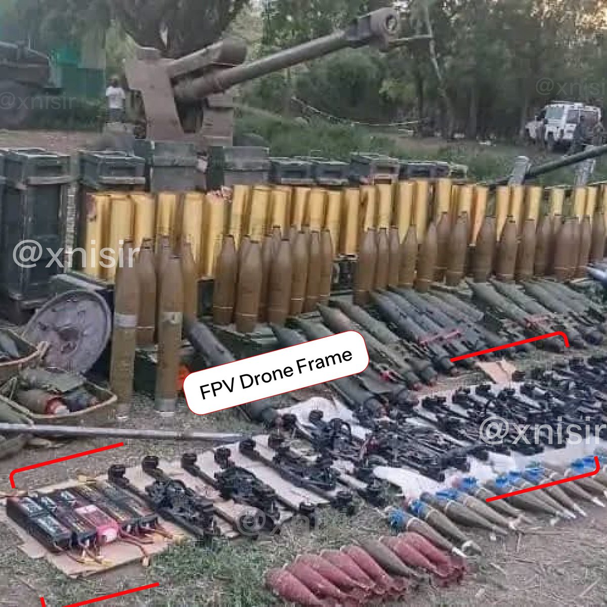 TigrayPeaceF's tweet photo. Update🚨: Among the #TPLF equipment seized are long-range FPV drone frames, batteries, and modified 73-mm PG-9V/PG-15V models. The batteries, manufactured by the Chinese brand OHO POWER, are designed for 7- to 15-inch multirotor platforms. https://t.co/eVu6hKnd8E
