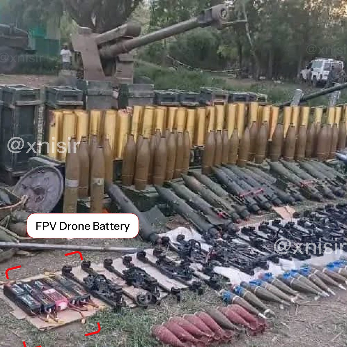TigrayPeaceF's tweet photo. Update🚨: Among the #TPLF equipment seized are long-range FPV drone frames, batteries, and modified 73-mm PG-9V/PG-15V models. The batteries, manufactured by the Chinese brand OHO POWER, are designed for 7- to 15-inch multirotor platforms. https://t.co/eVu6hKnd8E