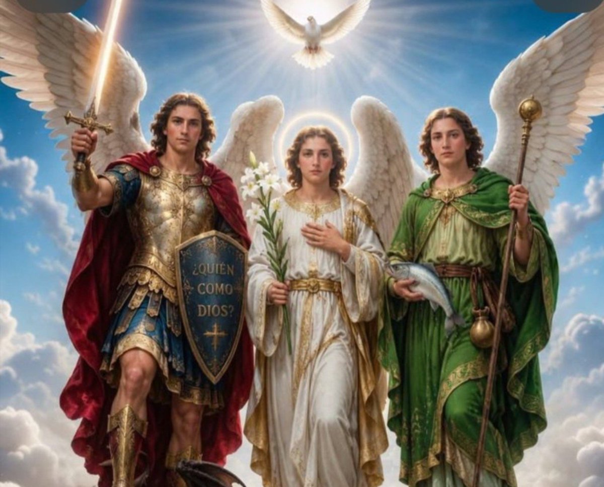 andreacaricatto's tweet photo. 29Septiembre 
Día de los Arcángeles
Miguel 
Gabriel 
Rafael 
San Miguel Arcángel, defiéndenos en la batalla... https://t.co/ybutZLkTCX