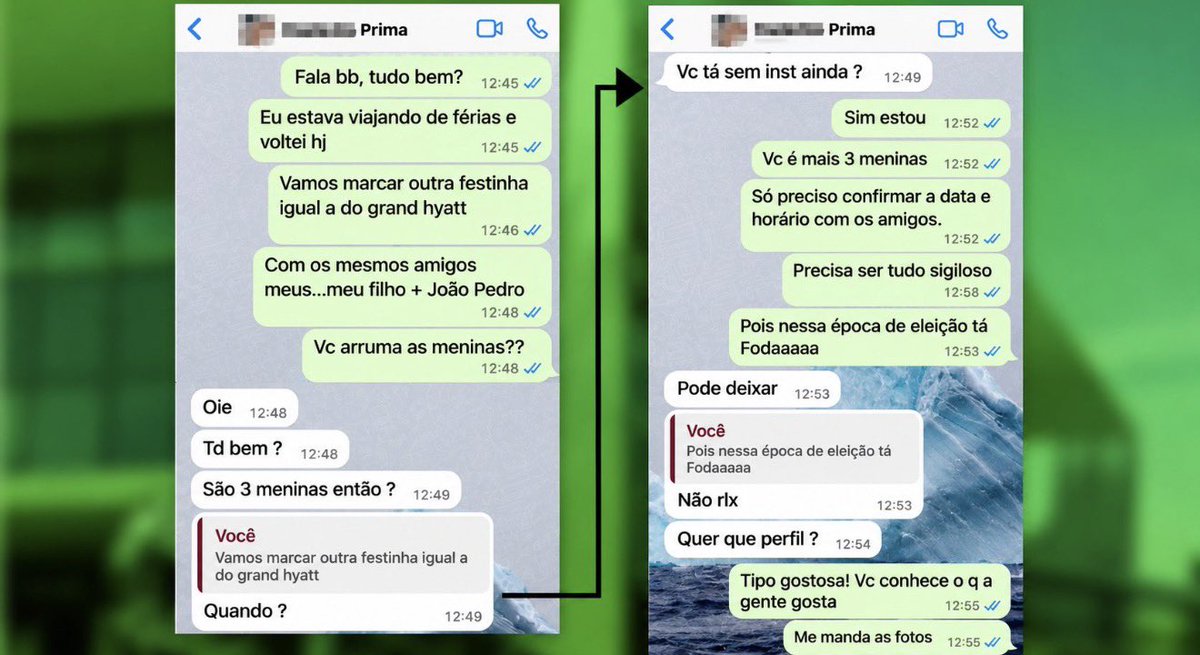 Paulocarvalho80's tweet photo. 🚨 BOMBA: SEGREDOS DE FLÁVIO BOLSONARO?

Segundo o PlatôBR, mensagens atribuídas ao ex-sócio Alexandre Santini falam em “três meninas” e pedido de sigilo por ser período eleitoral.

E tem mais: na mensagem, Santini chama Flávio de “meu filho”.

👀 O que está por trás disso? https://t.co/uoJ8NXXNGt